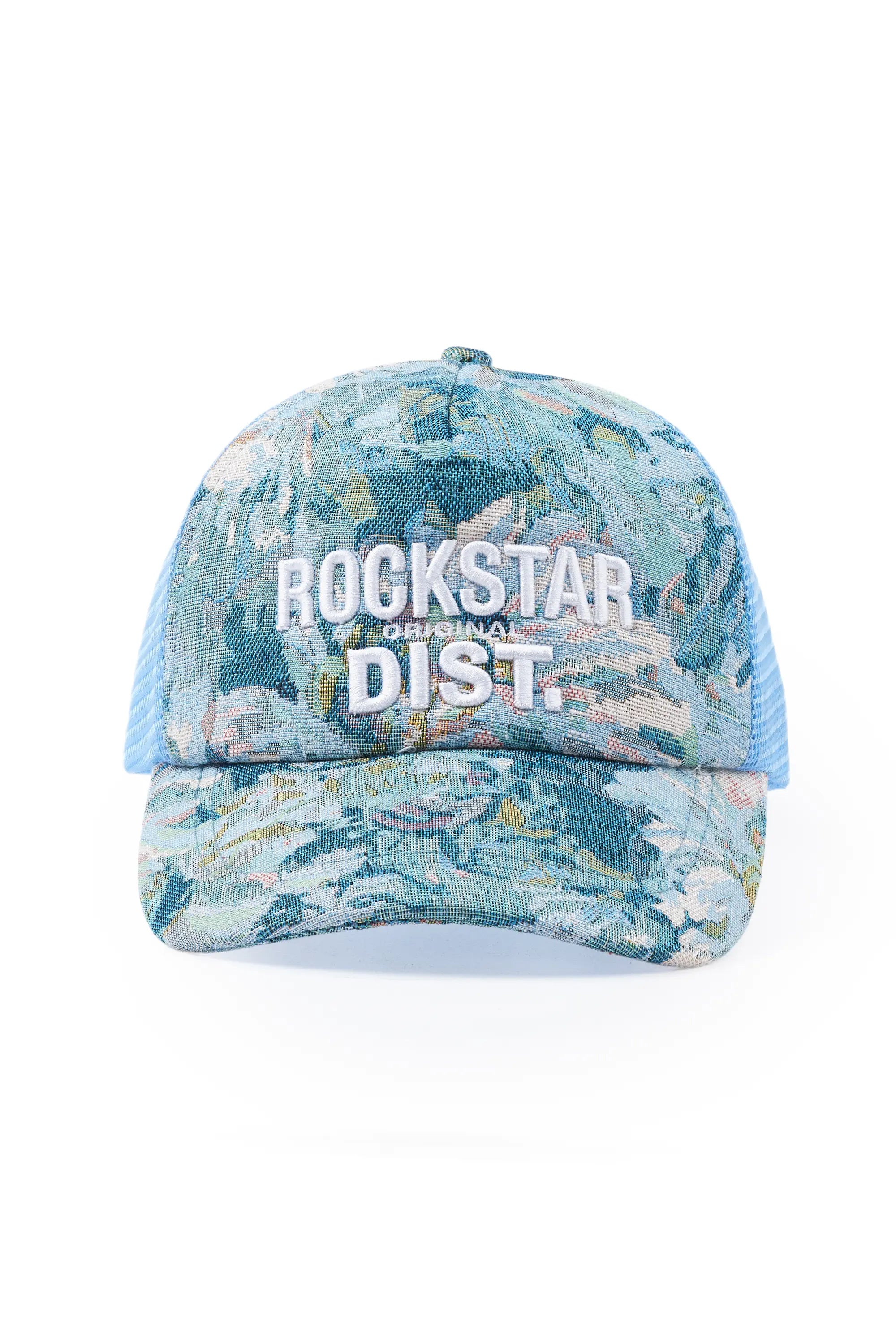All-Weather Fishing HatsTeylor Blue Tapestry Trucker Hat