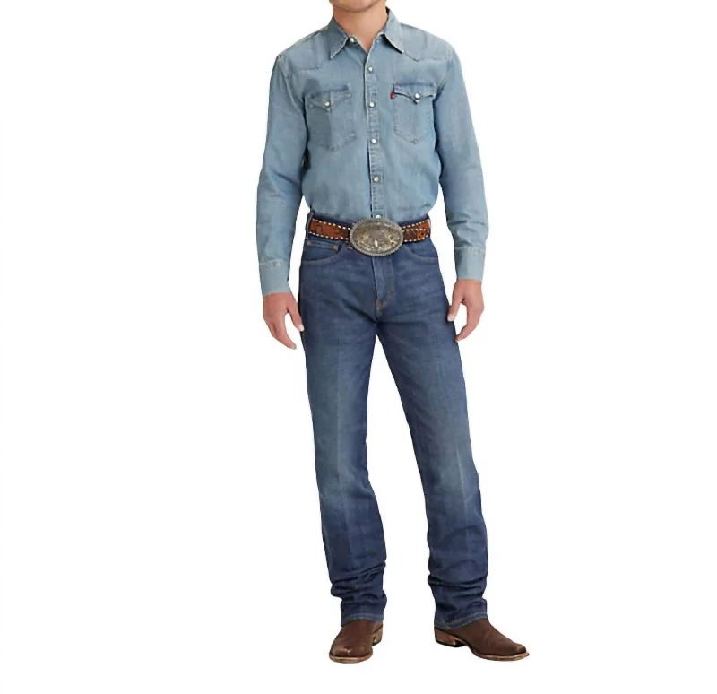 High-Waisted Bootcut Men's JeansWestern Fit Mid Rise Straight Leg Jean In So Lonesome