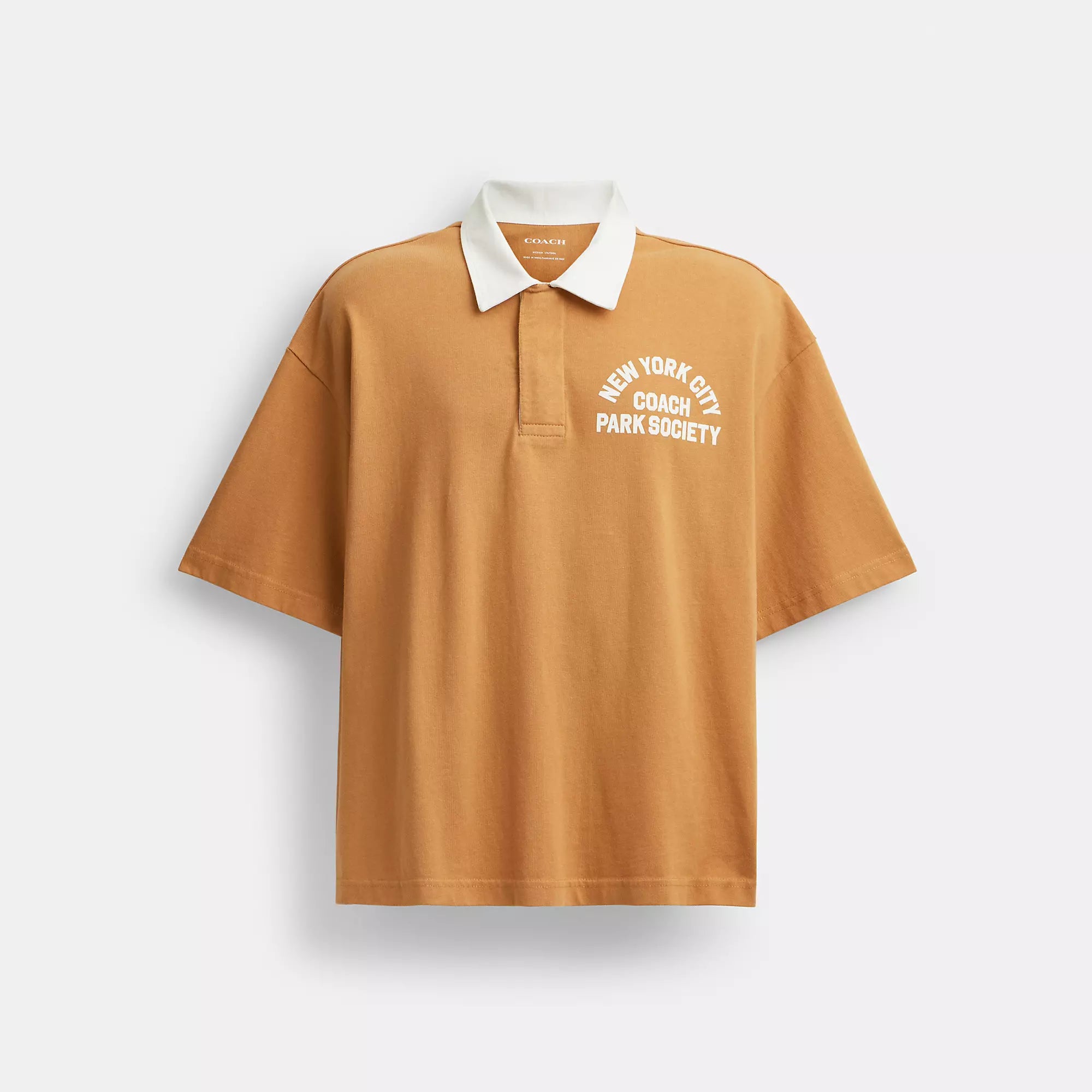 Men's Solid-Colored Shirts for VersatilityCoach Outlet Park Society Rugby Shirt In Organic Cotton Men's Solid-Colored Shirts for VersatilityCoach Outlet Park Society Rugby Shirt In Organic Cotton
