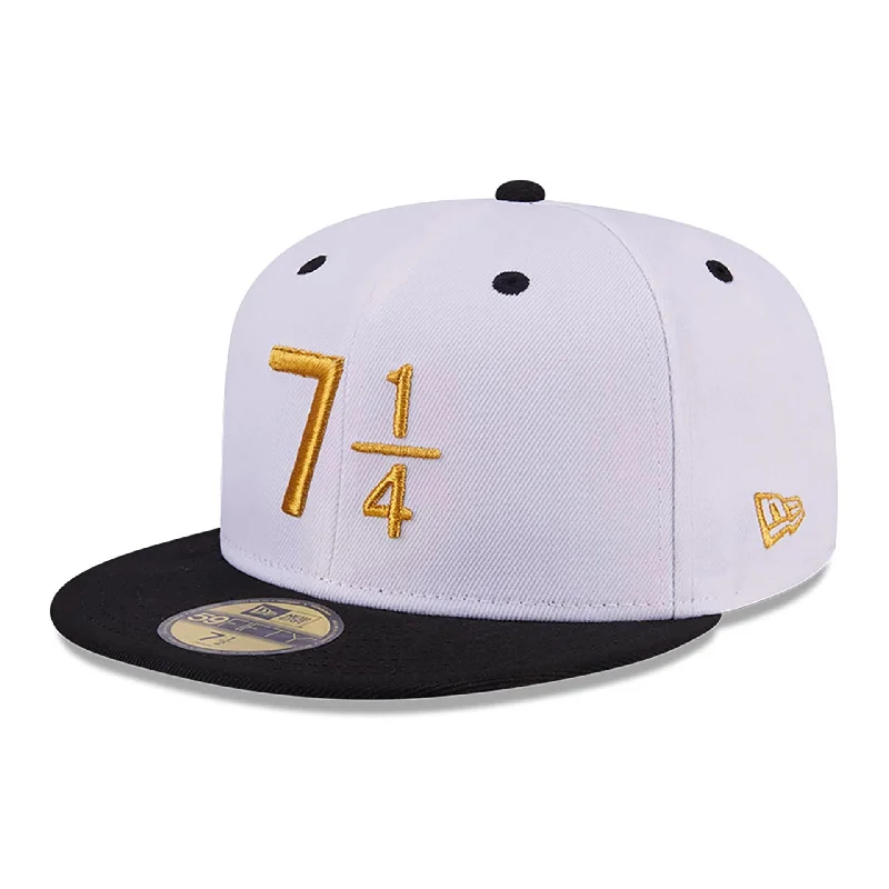 Adjustable Beanie HatsNew Era 59FIFTY Day 7 1/4 White 59FIFTY Fitted Cap