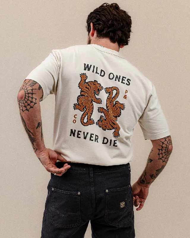 Men's Shirts for HikingWild Ones T-Shirt - Bone