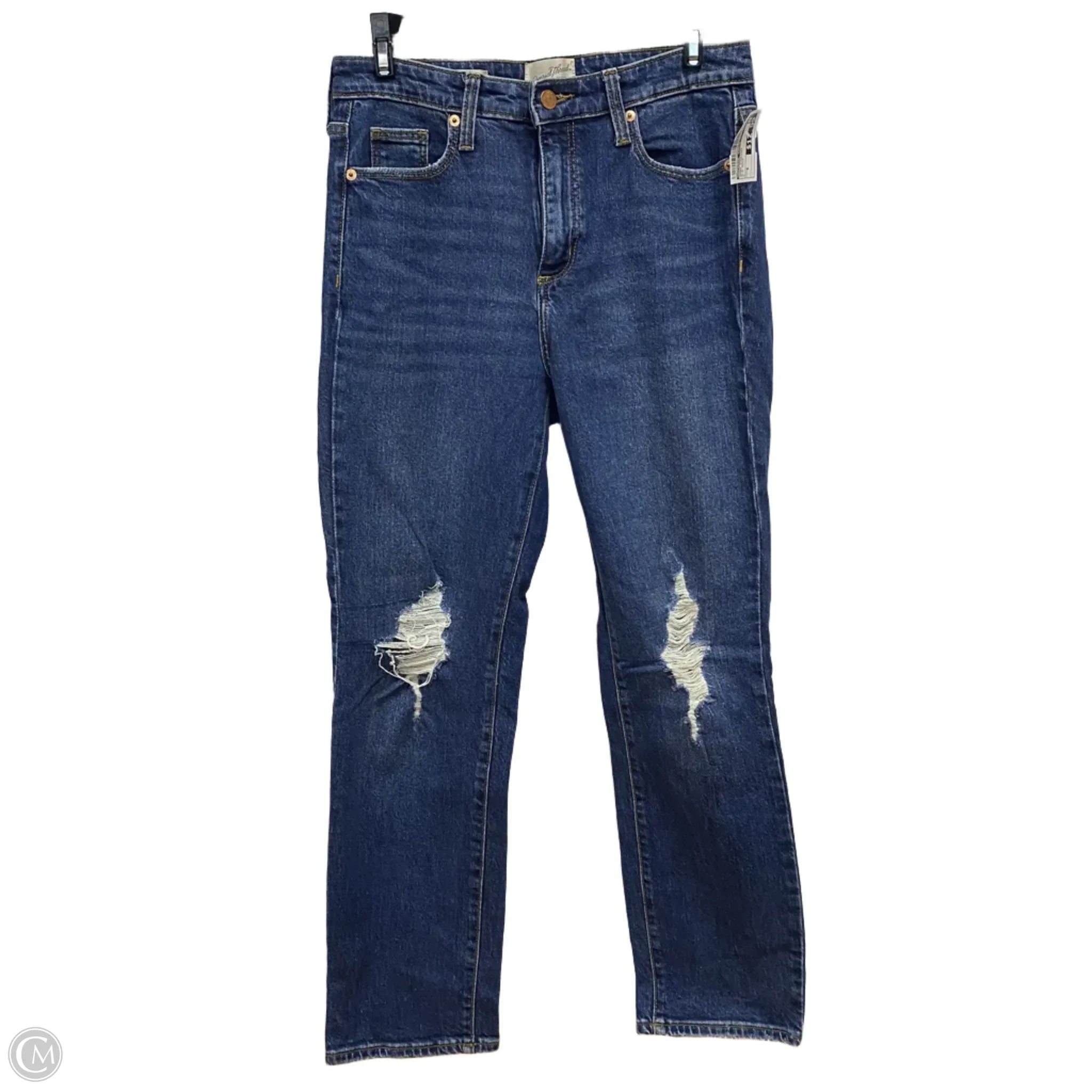 Premium Men's JeansJeans Straight By Universal Thread In Blue Denim, Size: 6