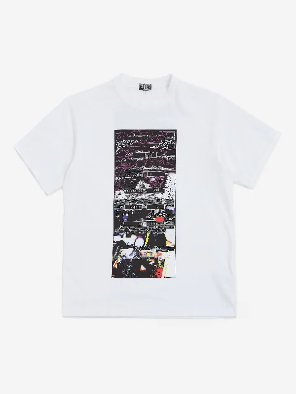Men's Shirts with Double-Breasted DesignsC.E Cav Empt MD RU X Tee - White