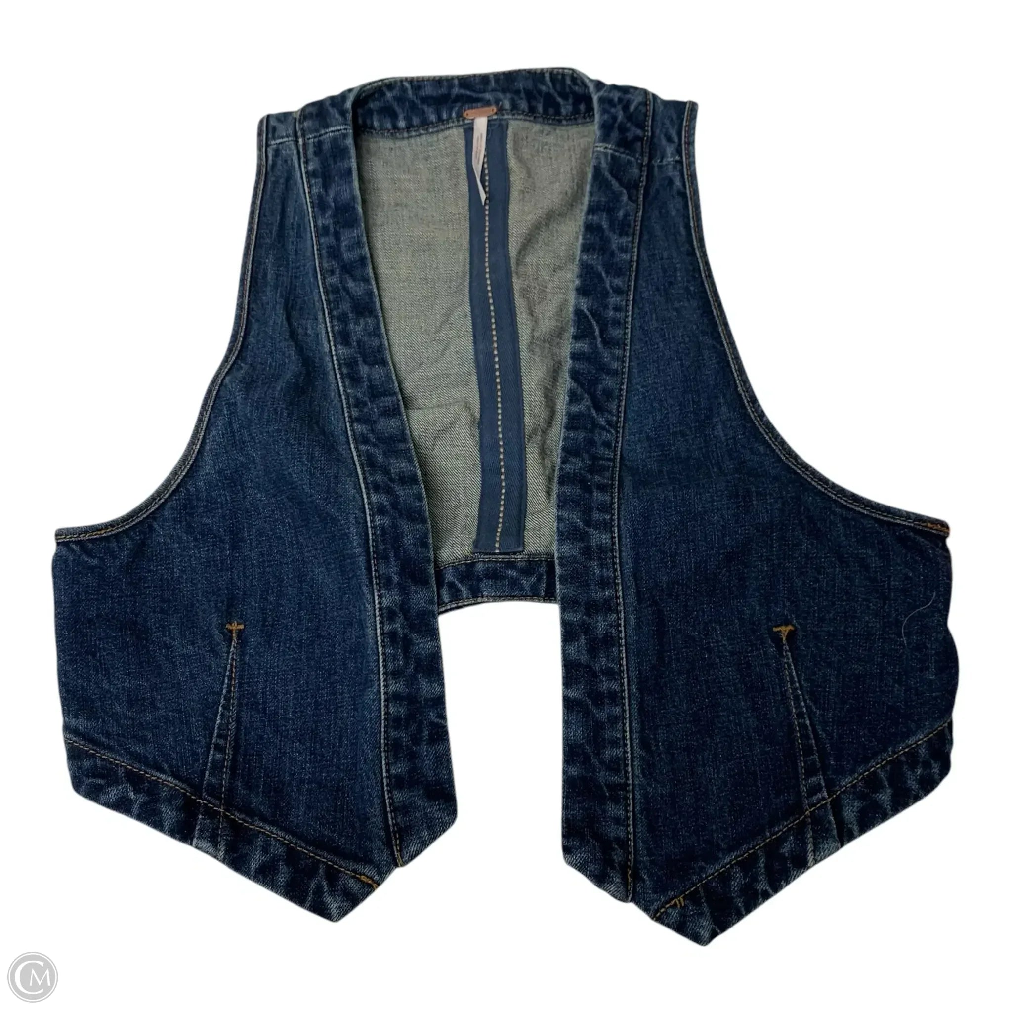 Men's Coats for Formal EventsVest Other By Free People In Blue Denim, Size: M