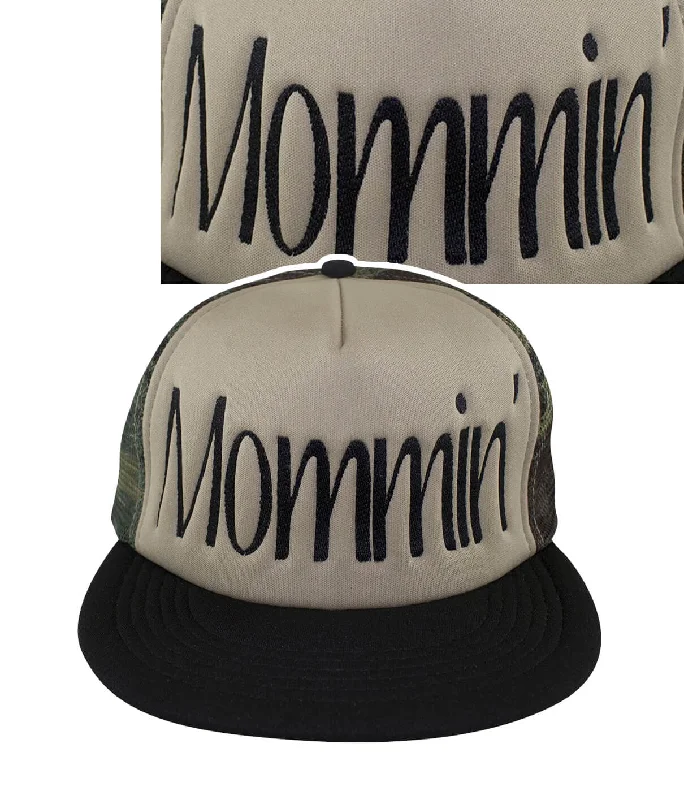 Quilted Winter Hats"Mommin'' Camo Foam Trucker Hat