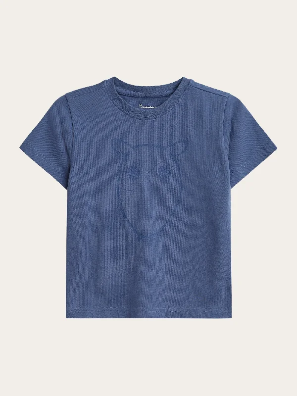Men's Shirts with Abstract DesignsOwl t-shirt - Moonlight Blue