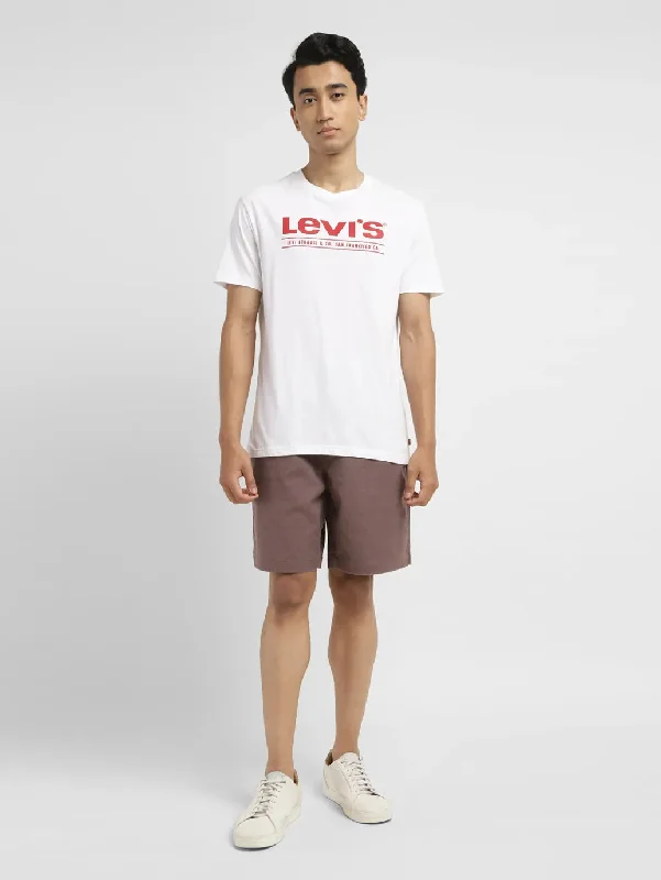 Striped Men's TopsMen's Brand Logo Slim Fit T-shirt