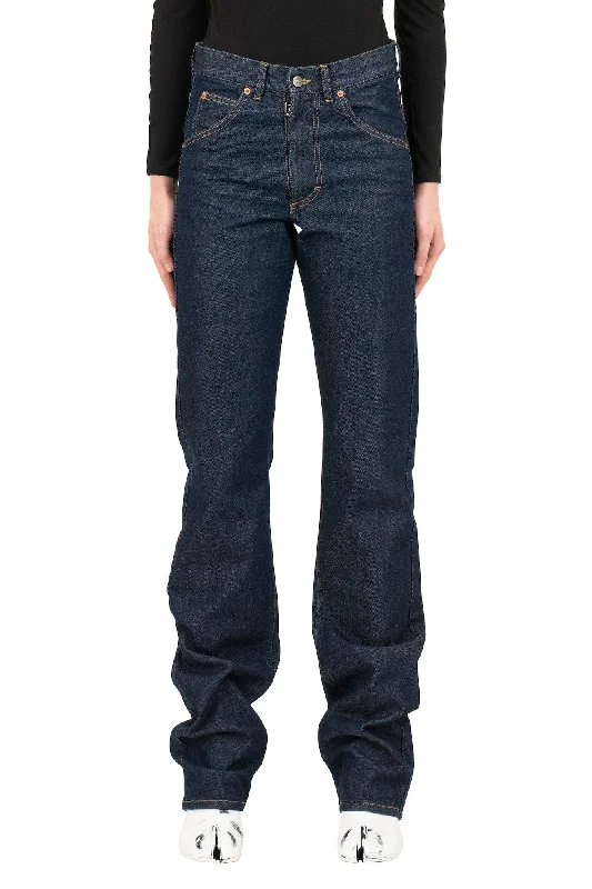 Waterproof Men's ParkasMaison Margiela 5 Pocket Indigo Denim
