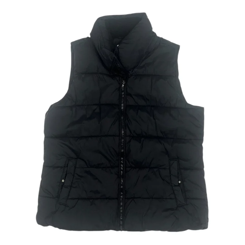 Men's Coats with Embroidered DetailsVest Puffer & Quilted By Old Navy In Black, Size:L Men's Coats with Embroidered DetailsVest Puffer & Quilted By Old Navy In Black, Size:L