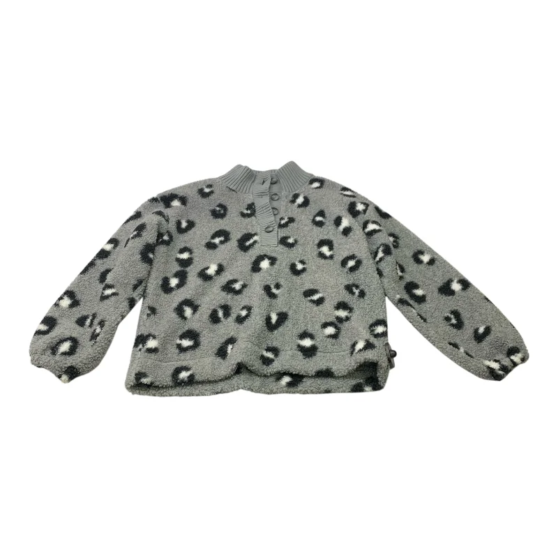 Modern Men's Tech HoodiesSweatshirt Collar By Loft In Grey, Size: Sp
