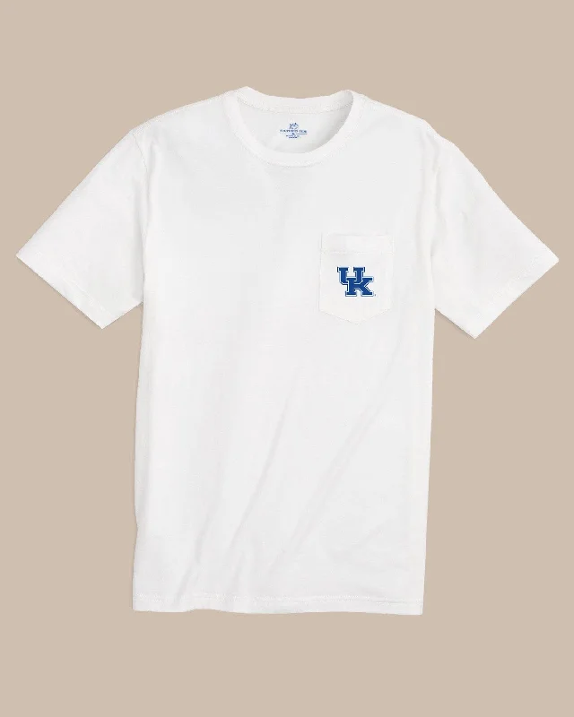 Men's Shirts with Logo EmbossmentsKentucky Wildcats Gameday Embroidered Short Sleeve T-Shirt Men's Shirts with Logo EmbossmentsKentucky Wildcats Gameday Embroidered Short Sleeve T-Shirt