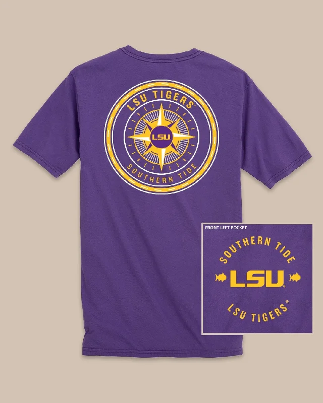 Men's Shirts with Hidden ButtonsLSU Tigers Gameday Collegiate Compass T-Shirt