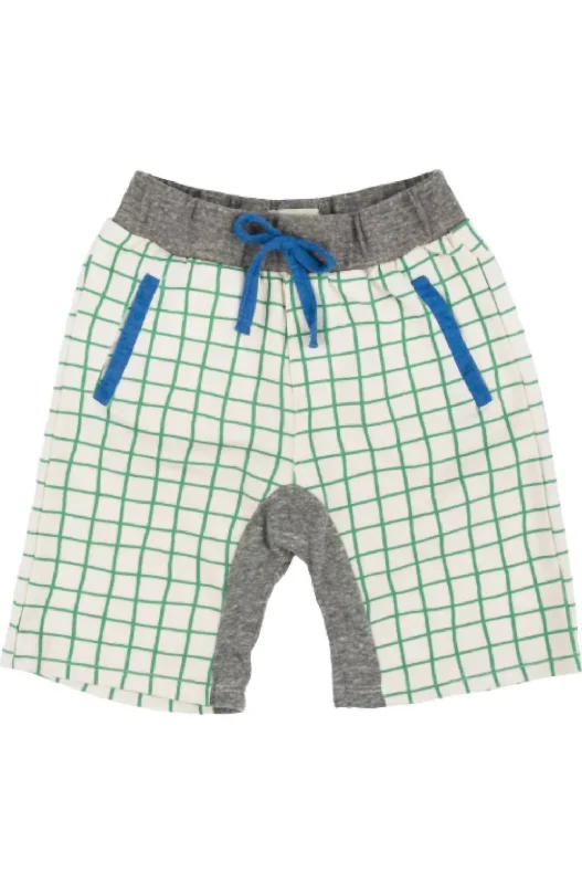 Men's Short-Waisted Dress ShortsBoy's Alphabet Soup Short In Green