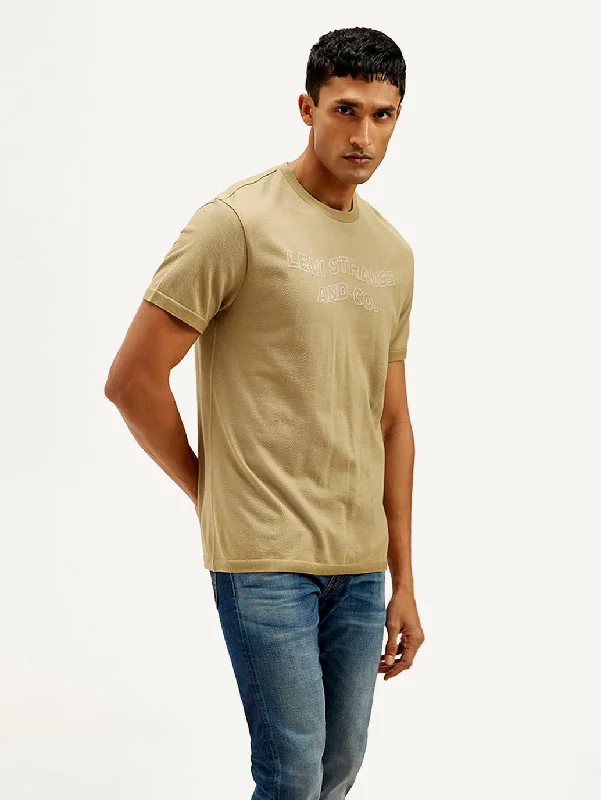 Men's Shirts with Plaid PatternsMen's Brand Logo Slim Fit T-shirt