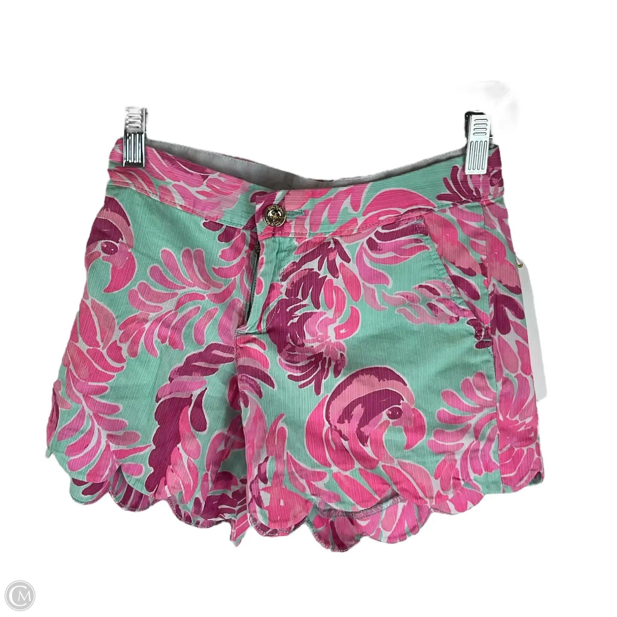 Warm-Weather Men's Linen ShortsShorts Designer By Lilly Pulitzer In Pink, Size: 0