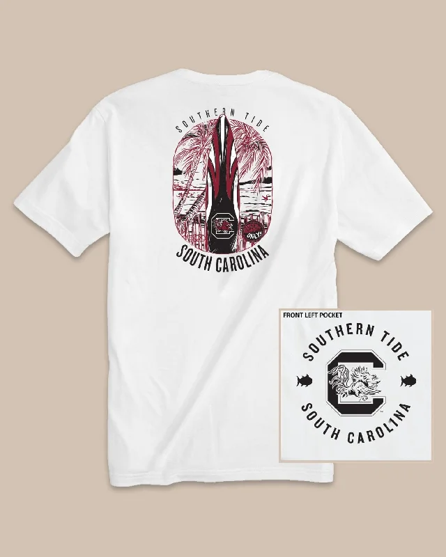 Men's Shirts with Checkered PatternsUSC Gamecocks Gameday Locals Only T-Shirt