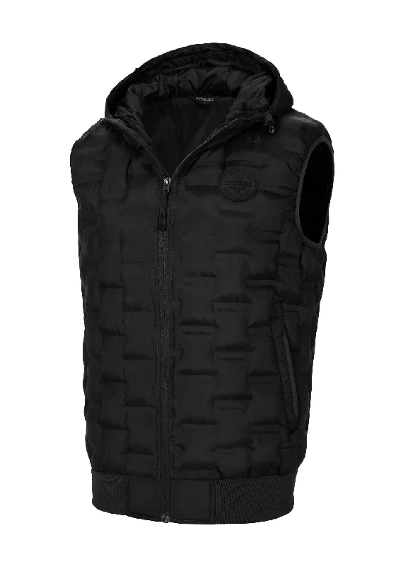 Men's Coats for Winter SportsMen's hooded Vest Eclipse - Black