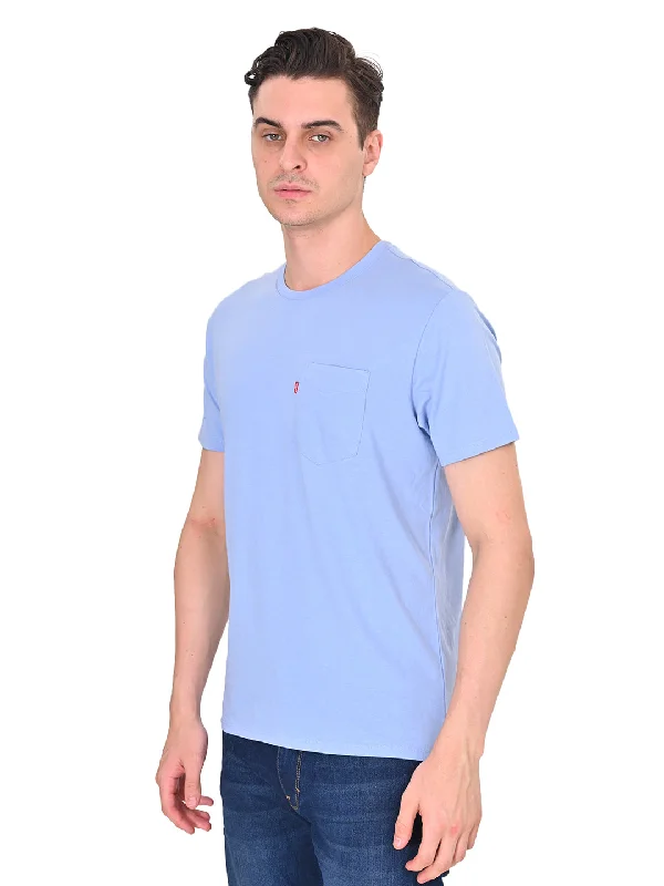 Men's Shirts with Embellished CollarsMen's Solid Slim Fit T-shirt