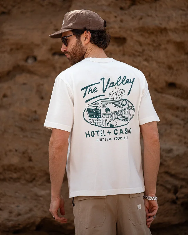 Men's Shirts with Scoop NecksThe Valley T-Shirt - Off White