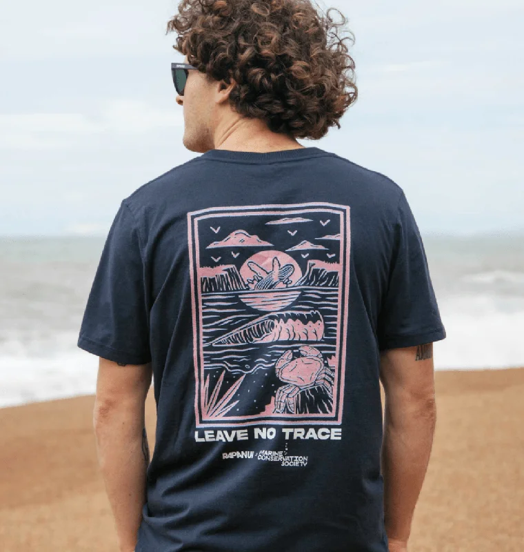 Men's Shirts with Short PlacketsRapanui x MCS Leave No Trace T-Shirt