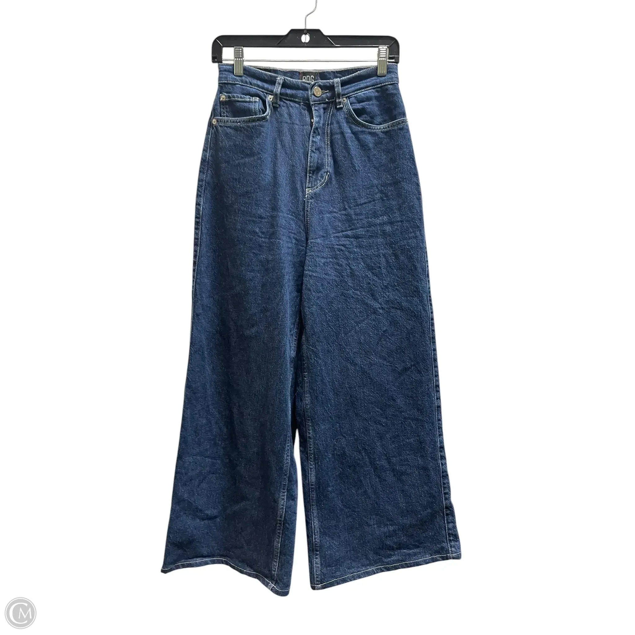 Men's Jeans with RipsJeans Wide Leg By Bdg In Blue Denim, Size: 6