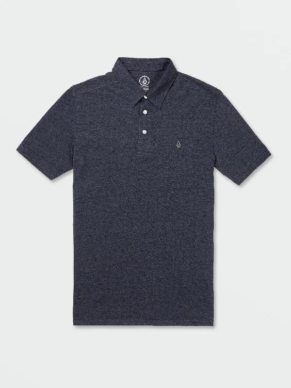 Solid-Colored Men's ShirtsBanger Polo Short Sleeve Shirt - Navy