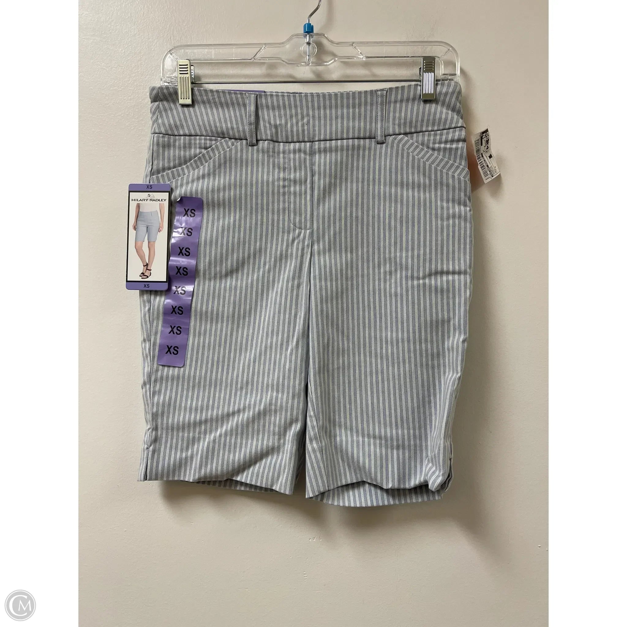 Casual Men's Drawstring ShortsShorts By Hilary Radley In Striped Pattern, Size: 2