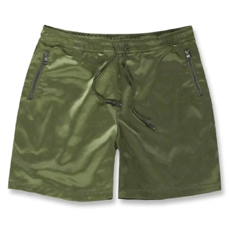 Office-Appropriate Men's Dress ShortsMen's Athletic Lux Short In Army Green
