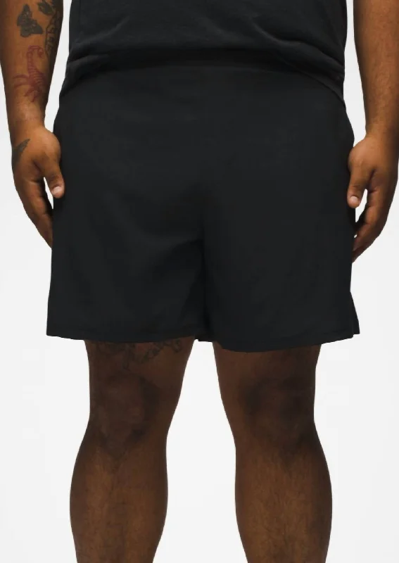 Men's Summer-Ready Linen and Cotton ShortsPeak To Pavement Lined Short In Black