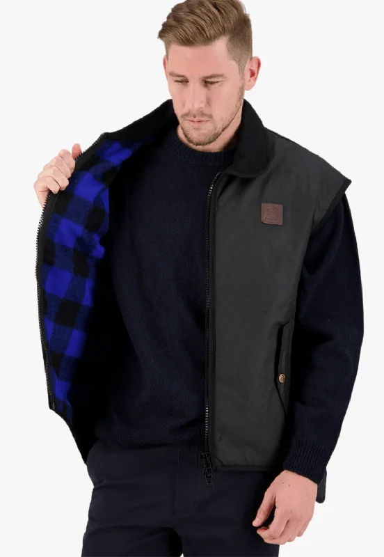 Casual Men's Bomber JacketsFoxton Vest Wool Lined
