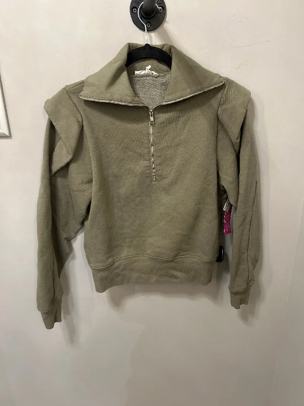 Men's Hoodies for SkiingSweatshirt Collar By Frame In Green, Size: S