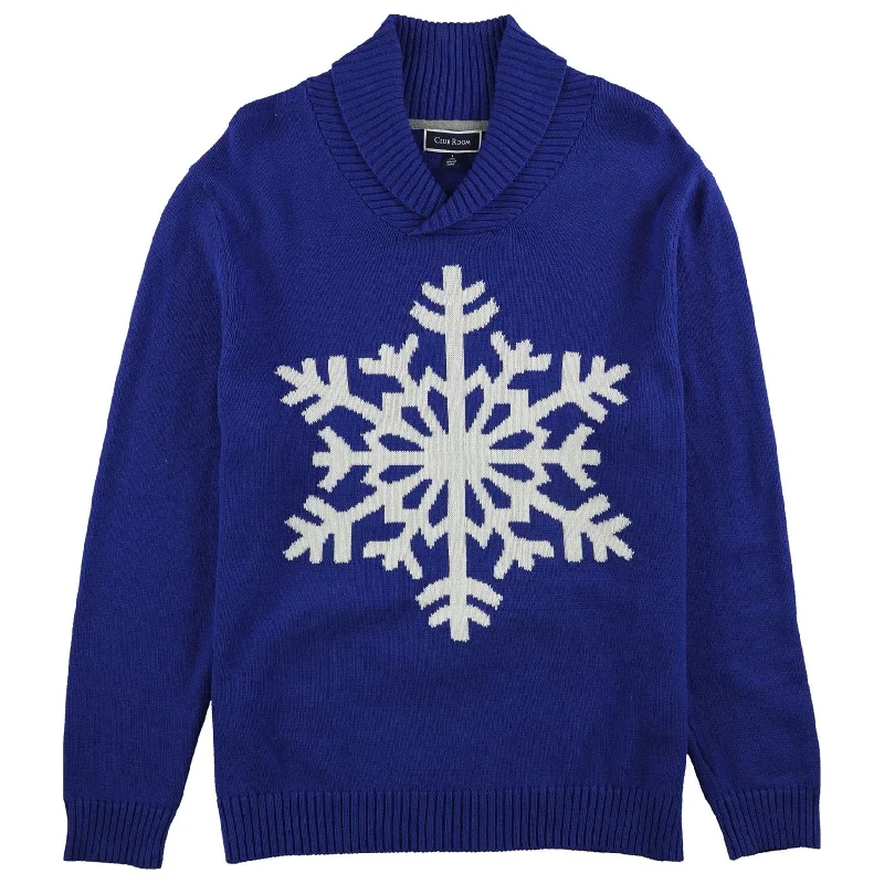Men's Sweaters for WinterClub Room Mens Snowflake Pullover Sweater