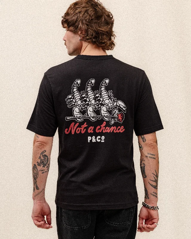 Men's Short-Sleeved ShirtsNot A Chance T-Shirt - Washed Black