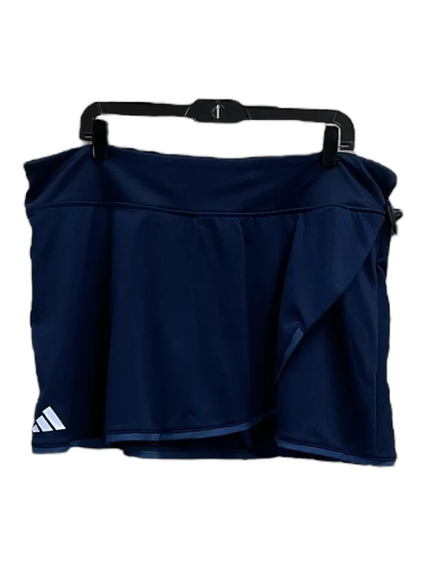 Athletic-Cut Men's Workout ShortsAthletic Shorts By Adidas In Navy, Size: 2x