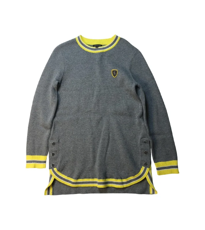 Men's Sweaters with Stand-Up CollarsFerrari Knit Sweater 9Y - 10Y