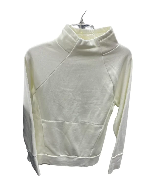 Men's Hoodies for AutumnAthletic Sweatshirt Collar By Fabletics In Yellow, Size: M