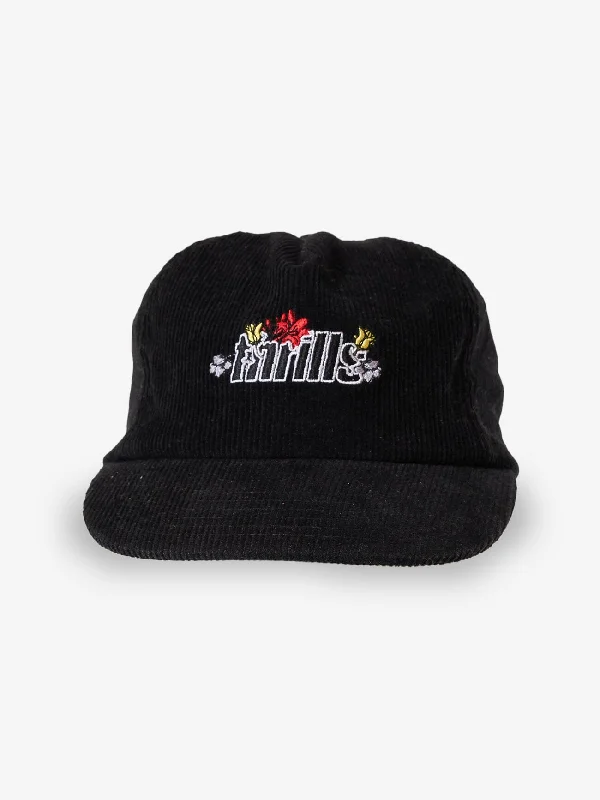 Adjustable Beanie HatsNatural Thrills 5 Panel Cap - Black