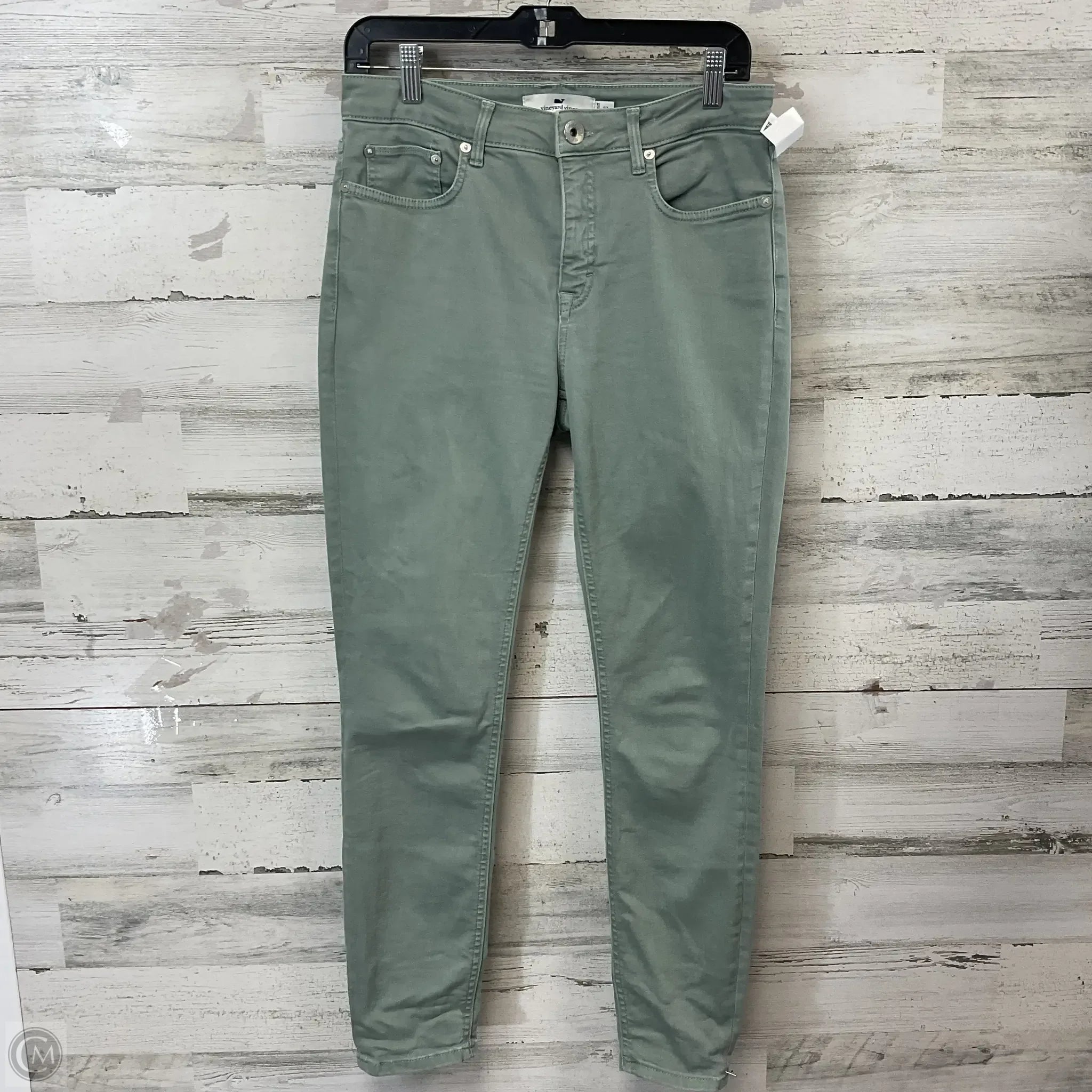 Wash and Wear Men's JeansJeans Skinny By Vineyard Vines In Green Denim, Size: 4