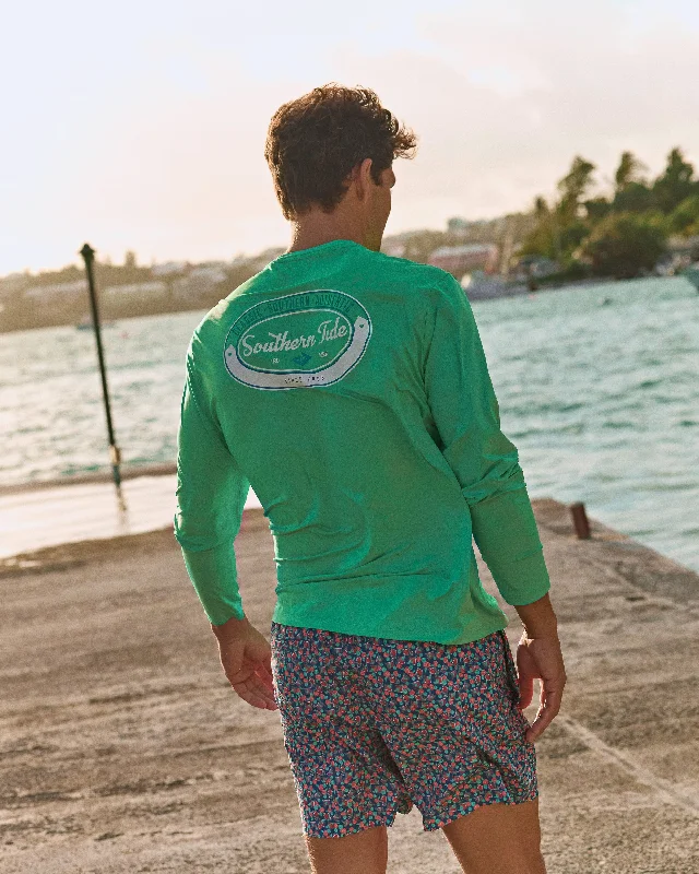 Men's Unique and Designer TopsEst. 2006 Badge Long Sleeve Performance T-Shirt