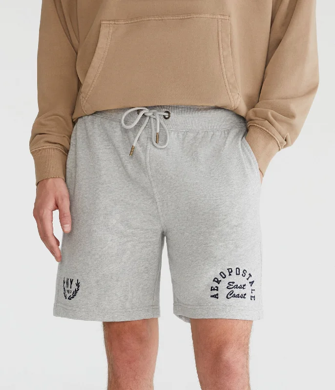 Adventure-Inspired Men's Outdoor Short PantsAeropostale East Coast Heritage Fleece Shorts 7"
