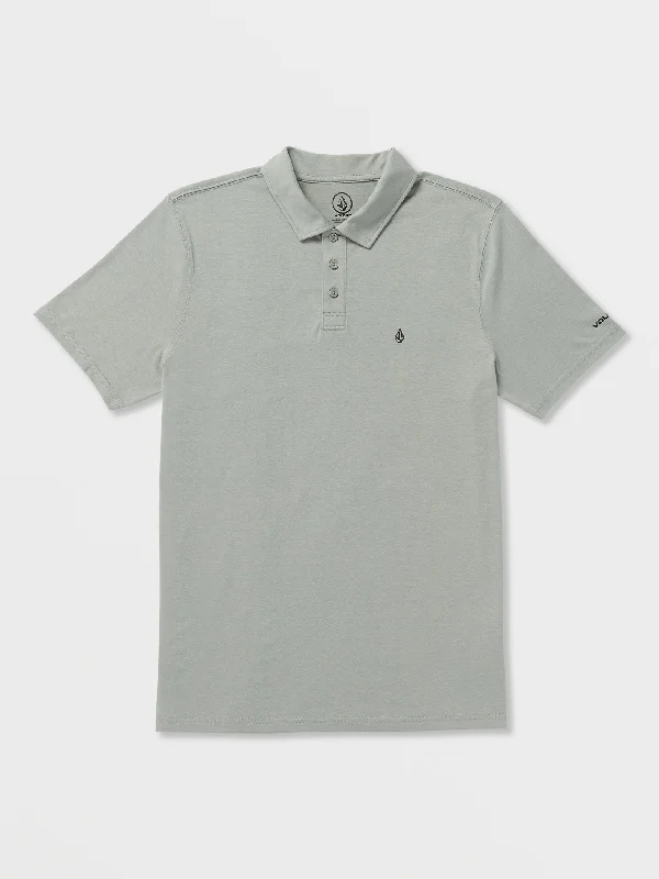 Classic Men's Button-Up ShirtsNova Tech Polo Short Sleeve Shirt - Grey