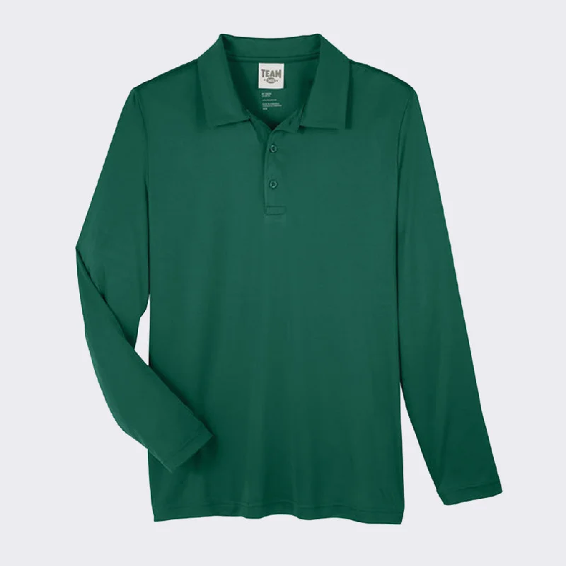 Men's Shirts with Embellished SleevesEpik Zone Long Sleeve Polo