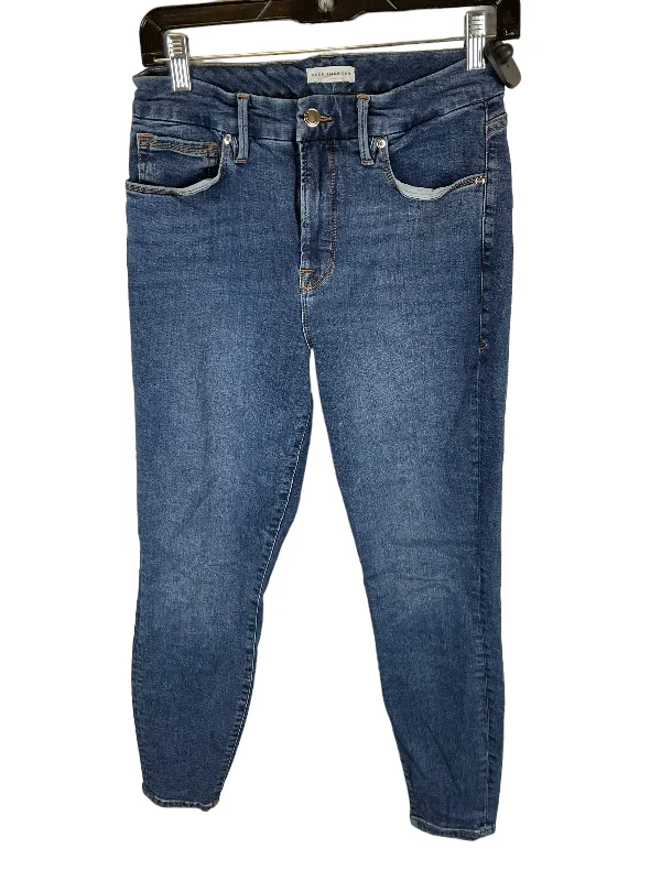 Classic Men's Jeans StyleBlue Denim Jeans Designer Good American, Size 8