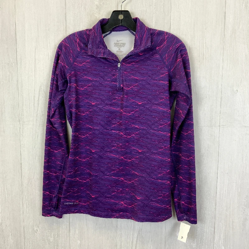 Essential Men's Sports HoodiesAthletic Sweatshirt Collar By Nike In Pink & Purple, Size: S Essential Men's Sports HoodiesAthletic Sweatshirt Collar By Nike In Pink & Purple, Size: S