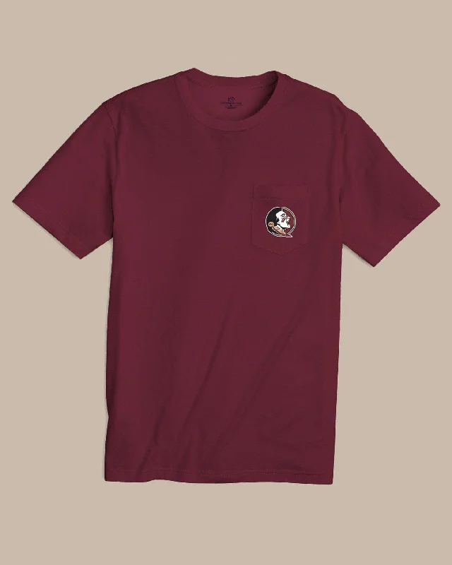 Men's Dressy Shirts for Formal EventsFSU Seminoles Gameday Embroidered Short Sleeve T-Shirt