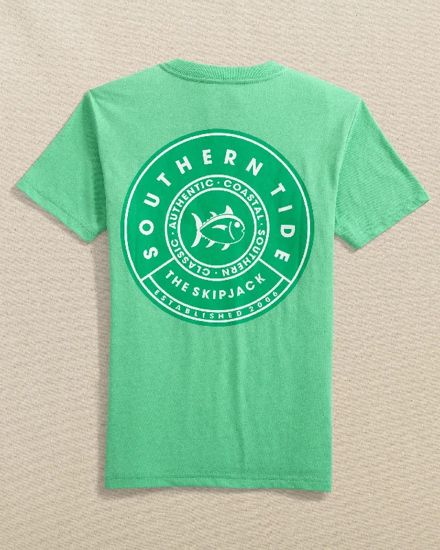 Men's Shirts with Wrinkle-Resistant FabricKids Skipjack Badge Short Sleeve T-Shirt
