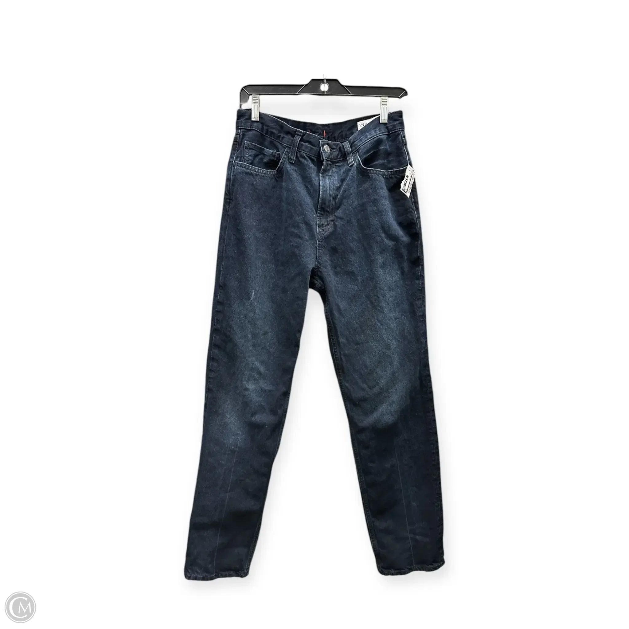 Classic Blue Men's JeansJeans Straight By Zara In Blue Denim, Size: 8