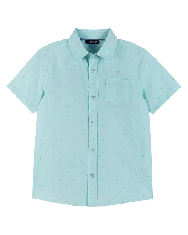 Layered Men's Henley ShirtsAndy & Evan Short Sleeve Button-Down Shirt
