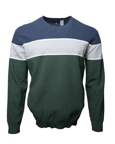 Men's Sweaters with Built-In ScarvesLeo Chevalier Crew Neck Sweater - 529661