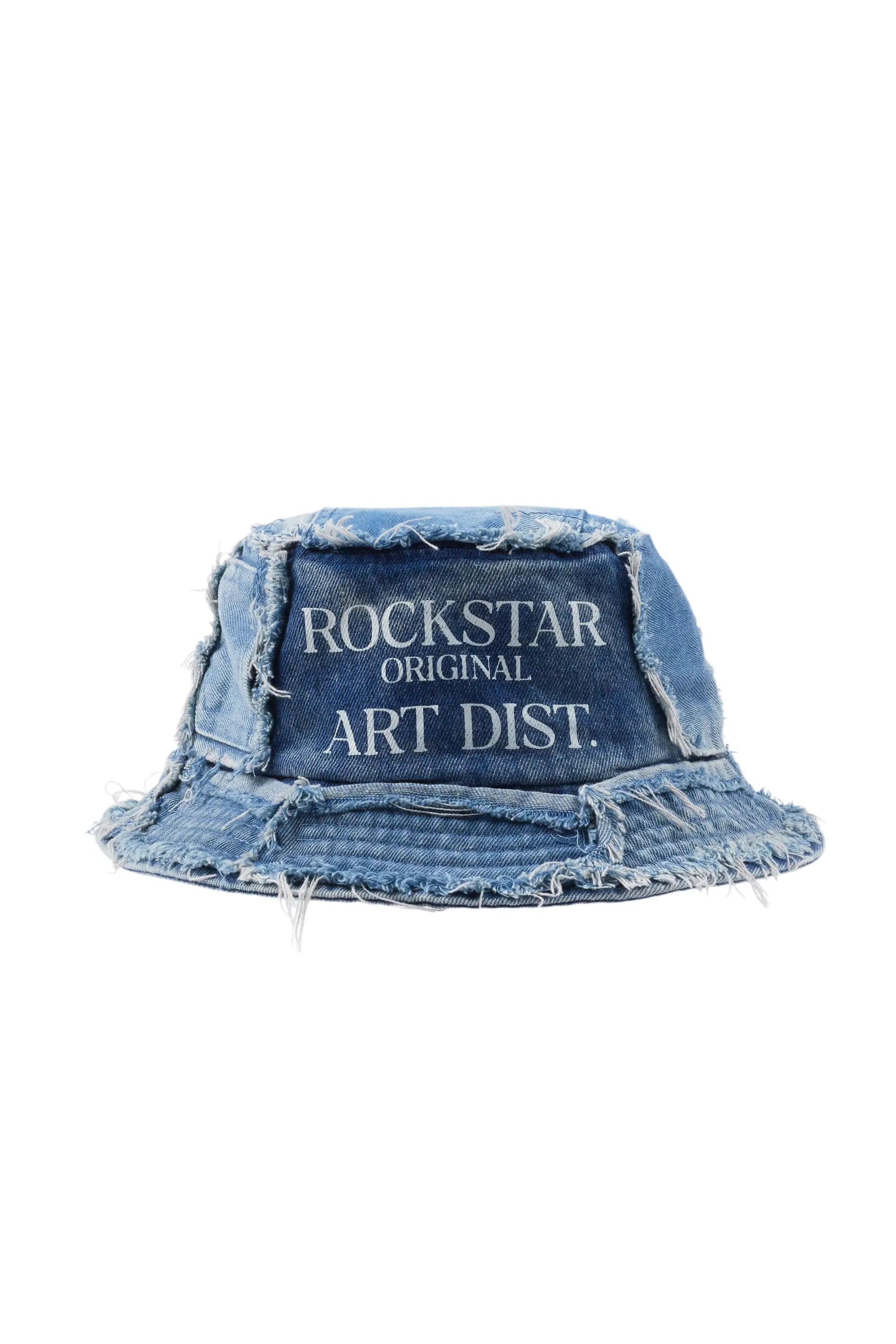 Artistic Derby HatsIvo Blue Patchwork Bucket Hat